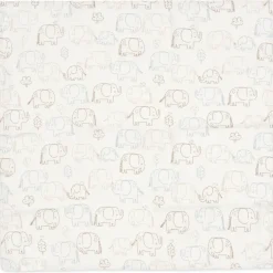 Jollein Lot de 3 langes en gaze de coton Elephant Tales (70 x 70 cm)