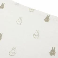 Jollein Lot de 3 langes en gaze de coton Happy Miffy Olive Green (70 x 70 cm)