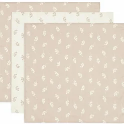 Outlet Lot de 3 langes en gaze de coton Twig Wild Rose (70 x 70 cm) Lange