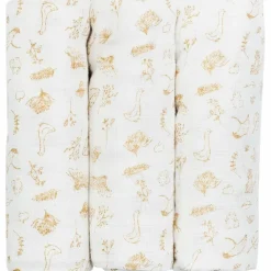 Best Lot de 3 langes en mousseline Wonderfull (70 x 70 cm) Lange