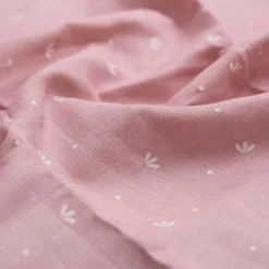 Outlet Lot de 3 langes en mousseline Pétales de Roses (70 x 70 cm) Lange