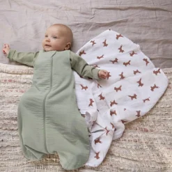 Lot de 3 langes en mousseline Little Forest Renard (60 x 60 cm) Lange