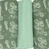 Best Lot de 3 langes en mousseline de coton Feuille (70 x 70 cm) Lange