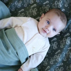 Best Lot de 3 langes en mousseline de coton Feuille (70 x 70 cm) Lange