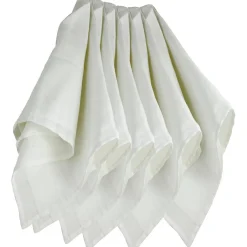 Online Lot de 6 langes en mousseline de coton Blanc (70 x 70 cm) Lange