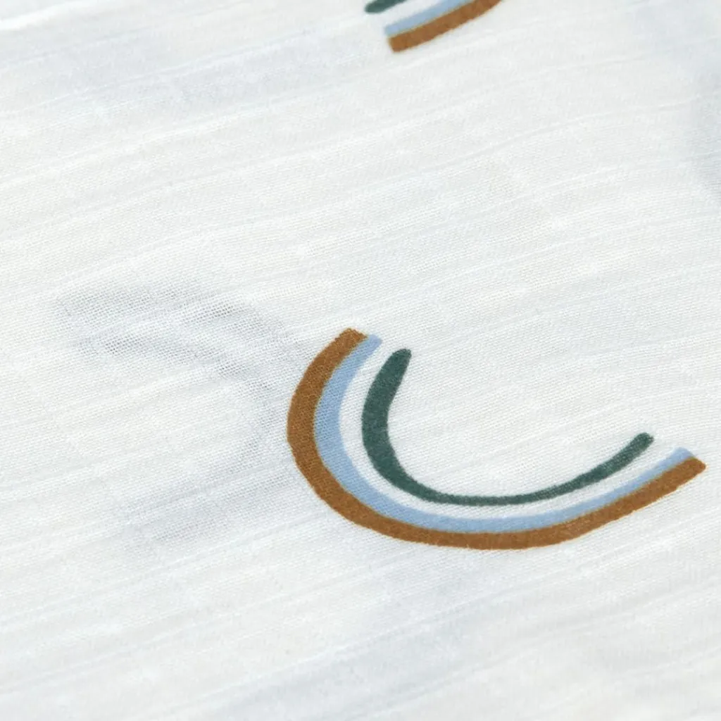 Lässig Lot de 3 langes Happy Rascals Smile bleu ciel (60 x 60 cm)