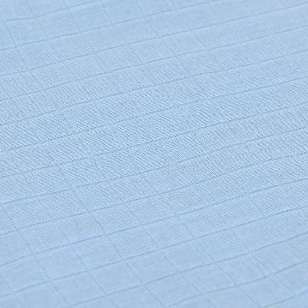 Lässig Lot de 3 langes Happy Rascals Smile bleu ciel (60 x 60 cm)