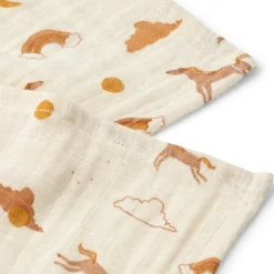 Liewood Lot de 2 langes Lewis Dream (65 x 65 cm)