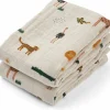 Liewood Lot de 2 langes Lewis Safari (65 x 65 cm)
