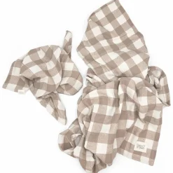 Sale Lot de 2 langes Minimax Vichy Caramel (140 x 100 m) Lange