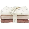 Babyshower Lot de 3 langes Roseberry (70 x 70 cm)