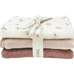 Babyshower Lot de 3 langes Roseberry (70 x 70 cm)