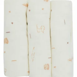 Trois Kilos Sept Lot de 3 langes Tam Tam (70 x 70 cm)