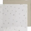 Best Lot de 2 langes Tender Beige-Clover (115 x 115 cm) Lange