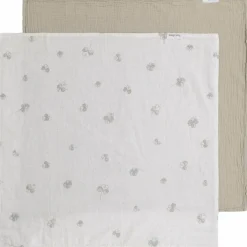 Baby's Only Lot de 2 langes Tender Beige-Clover (65 x 65 cm)