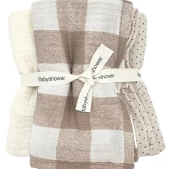 Hot Lot de 3 langes Vichy Caramel (70 x 70 cm) Lange