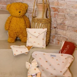 Sale Lot de 5 lingettes lavables Arc-en-ciel Lingette Lavable / Débarbouillette