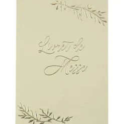 Sale Lot de 10 livrets de messe Jolis Brins vert sauge et or Livret De Messe