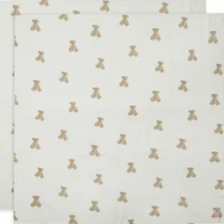Discount Lot de 2 maxi langes en coton ours Teddy Bear (115 x 115 cm) Lange