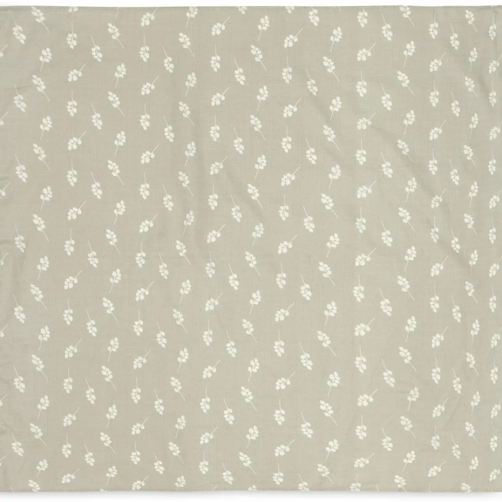 Clearance Lot de 2 maxi langes en gaze de coton Twig Olive Green (115 x 115 cm) Lange