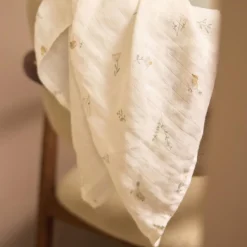 Jollein Lot de 2 maxi-langes en coton Lovely Birds (115 x 115 cm)