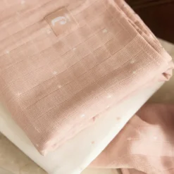 Sale Lot de 2 maxi-langes en coton Twinkling Wild Rose (115 x 115 cm) Lange