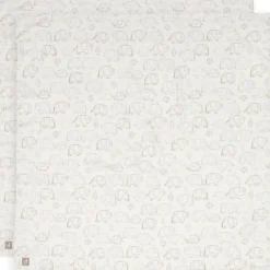Jollein Lot de 2 maxi-langes en coton Elephant Tales (115 x 115 cm)