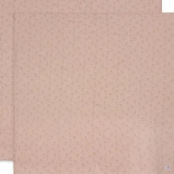 Jollein Lot de 2 maxi-langes en coton Miffy Wild Rose (115 x 115 cm)