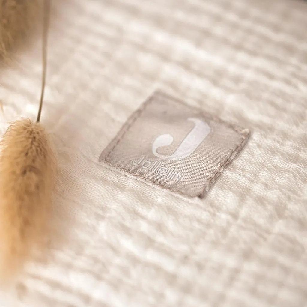 Sale Lot de 2 maxi-langes en coton Wild Rose-Ivory (115 x 115 cm) Lange