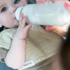 Baby's Only Lot de 3 mini lange Tender Beige-Clover (30 x 30 cm)