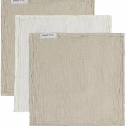 New Lot de 3 mini lange Tender Beige-Linen (30 x 30 cm) Lange