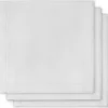 Online Lot de 3 mini langes blancs (31 x 31 cm) Lange