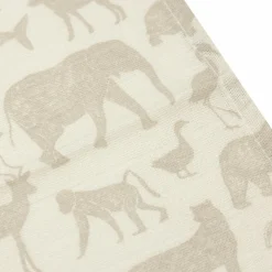 Clearance Lot de 3 mini langes en gaze de coton Animals Nougat (31 x 31 cm) Lange