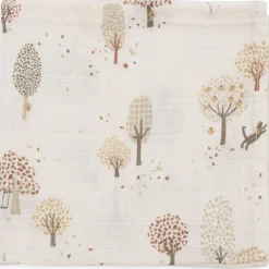 Jollein Lot de 3 mini langes en gaze de coton Tiny Park (31 x 31 cm)