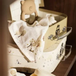 Jollein Lot de 3 mini langes en gaze de coton Tiny Park (31 x 31 cm)