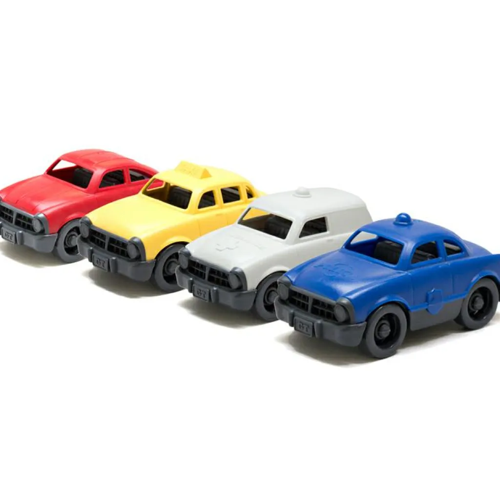 Green Toys Lot de 4 minis véhicules