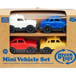 Green Toys Lot de 4 minis véhicules