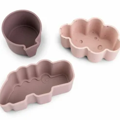 Clearance Lot de 3 moules en silicone Happy clouds Rose Ustensile De Cuisine