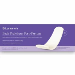 New Lot de 8 pads fraîcheur post-partum Soin Post-Grossesse