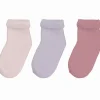 Trois Kilos Sept Lot de 3 paires de chaussettes roses (pointure 14-16)