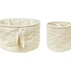 Discount Lot de 2 paniers de rangement bamboo naturel (20 x 30 cm) Panier De Toilette