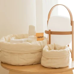 Discount Lot de 2 paniers de rangement bamboo naturel (20 x 30 cm) Panier De Toilette