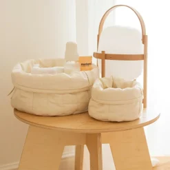 Discount Lot de 2 paniers de rangement bamboo naturel (20 x 30 cm) Panier De Toilette