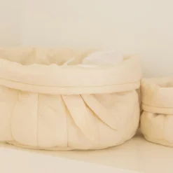 Discount Lot de 2 paniers de rangement bamboo naturel (20 x 30 cm) Panier De Toilette