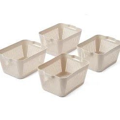 Liewood Lot de 4 paniers de rangement Makeeva S Sandy