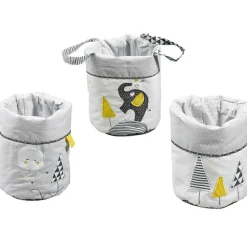Sauthon Lot de 3 paniers de toilette Babyfan