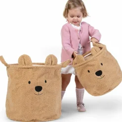 Clearance Lot de 3 paniers Teddy beige Panier De Rangement