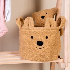Clearance Lot de 3 paniers Teddy beige Panier De Rangement