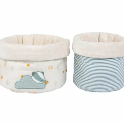 Nattou Lot de 2 panières de rangement Felix et Léo