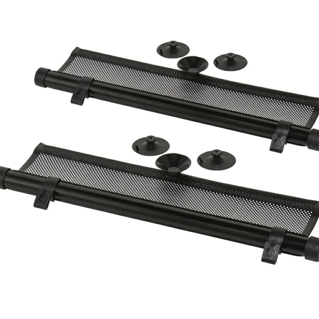 Clearance Lot de 2 pare-soleil enrouleur noir pour voiture Pare-Soleil Voiture